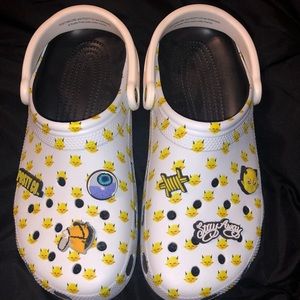 Post Malone White Crocs